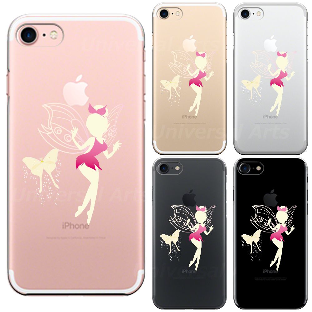 iPhone7 iPhone8 兼用 アイフォン ハード クリアケース カバー ファンタジーシリーズ　ピーターパン 妖精 3