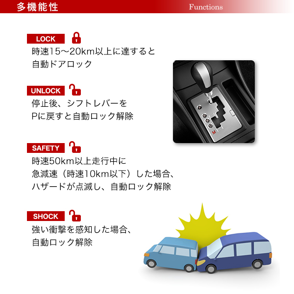 車速連動 車速感応 車速感知 オートドアロック オートロック トヨタ Obd2 雑貨 有限会社 エール 問屋 仕入れ 卸 卸売の専門 仕入れならnetsea