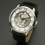 正規品Salvatore Marra腕時計サルバトーレマーラ SM16101-SSWH 手巻き 革ベルト メンズ腕時計