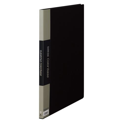 キングジム クリアーファイルカラーベース(S型) 黒 142Cクロ 00010612