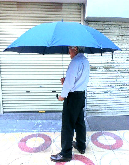 【雨傘】【紳士用】【長傘】耐風構造骨・高密度撥水生地・特大手開き雨傘