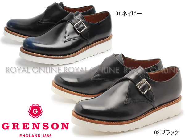 S) 【グレンソン】 5318 ナサニエル モンクストラップ  紳士靴 シューズ 全2色 メンズ