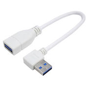 変換名人 USB3.0L型ケーブル延長20(右L) USB3A-CA20RL