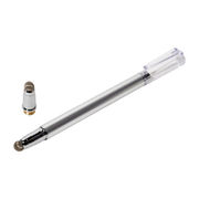 ミヨシ 先端交換式タッチペン 導電繊維タイプ シルバー STP-L01/SL