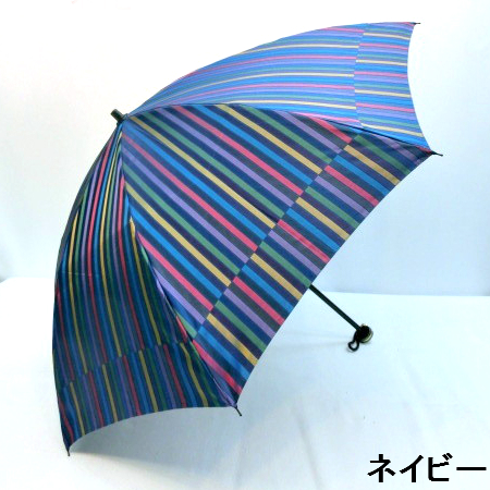 【日本製】【折りたたみ傘】甲州産先染め格子日本製コンパクト折畳雨傘