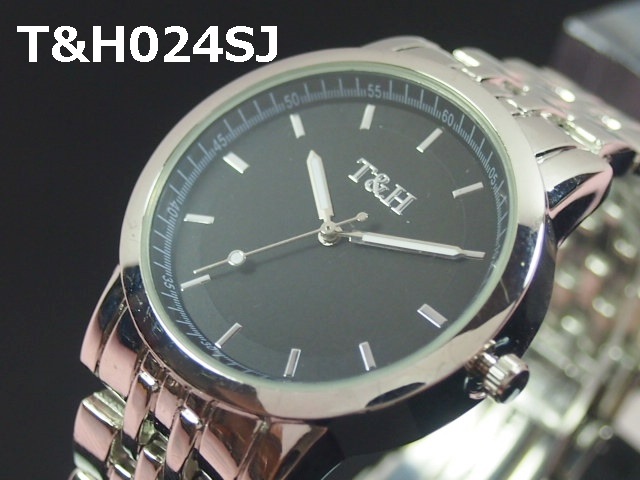 T＆Hユニセックス腕時計　メタルウォッチ　日本製ムーブメント