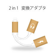 【一部即納】iPhone ipad 変換ケーブル Lightning /イヤホン通話 アダプタ 2in1  同時USB充電可