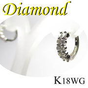 1-1309-05004 TDS  ◆  K18 ホワイトゴールド ダイヤモンド  デザイン ピアス