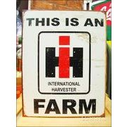アメリカンブリキ看板 インターナショナルハーベスタ社