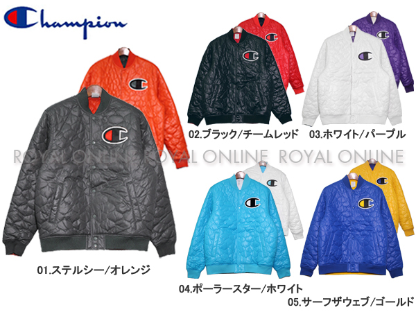 S) 【チャンピオン】 V0905  リバーシブル ジャケット キルティングジャケット 全5色　メンズ