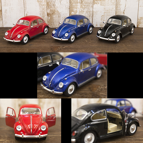 ★【Volkswagen Classical Beetle 1967 1/24(L)】ダイキャストミニカー6台セット★