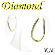 1-1601-08019 MDT  ◆  K18 イエローゴールド ダイヤモンド  デザイン ピアス