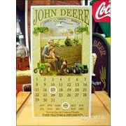 ブリキカレンダー 農園のジョン・ディアー