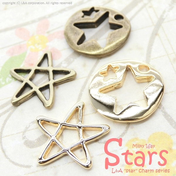 ★L&A Original Parts★K16GP&金古美★かわいい♪スターチャーム♪143 “Stars”