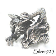 定番外5 / 3-197  ◆ Silver925 シルバー バングル ドラゴン 龍