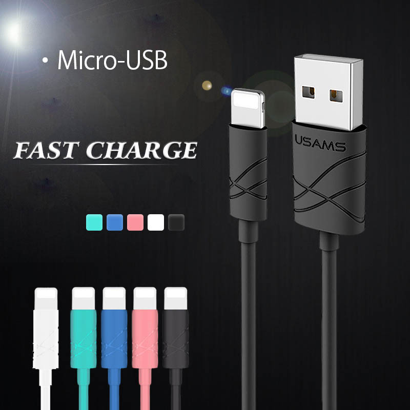 【一部即納】Micro-USB用 ケーブル 長さ 1 m 急速充電 充電器 データ転送ケーブル USB