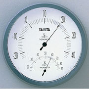タニタ(TANITA) 〈温湿度計〉アナログ温湿度計 TT-492-GY(Nグレー)