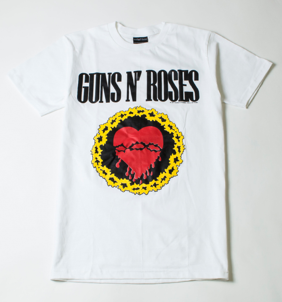 ロックｔシャツ Guns N Roses ガンズ アンド ローゼズ ハート アパレル 株式会社 パッショーネ 問屋 仕入れ 卸 卸売の専門 仕入れならnetsea