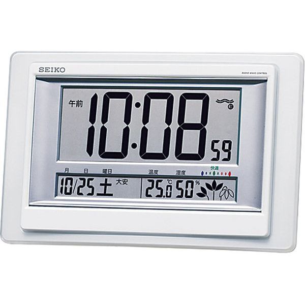 （販売終了）セイコー 温・湿度表示付電波時計 SQ432W
