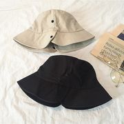 漁夫帽子 / つば広 折り畳める  / レディース  麦わら帽子 紫外線対策 UVケア