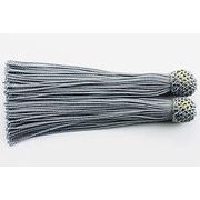 【念珠】フサ(2本セット) グレー