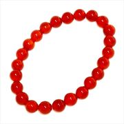 赤メノウ 赤瑪瑙 8mm ブレスレット 天然石 パワーストーン アクセサリー 丸玉 数珠