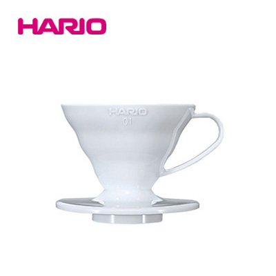 「公式」V60 透過ドリッパー01　ホワイト_HARIO(ハリオ)