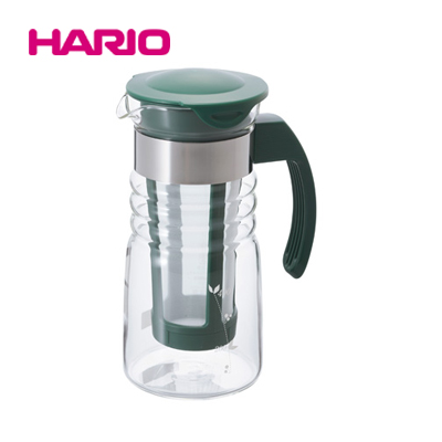 「公式」かご網付き水出し茶ポットミニ　HCC-7DG  HARIO（ハリオ）