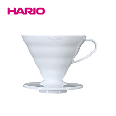 「公式」V60 透過ドリッパー02　ホワイト_HARIO(ハリオ)