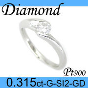 1-1512-01025 IDT  ◆ 婚約指輪（エンゲージリング） Pt900 プラチナ リング ダイヤモンド 0.315ct