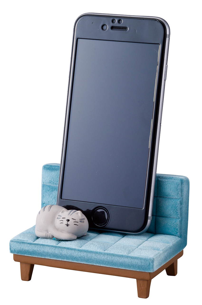 欠品 4月中旬入荷予定 うたたねスマホスタンド猫 ブルー ネコ ねこ 雑貨 パルマート 株式会社 問屋 仕入れ 卸 卸売の専門 仕入れならnetsea