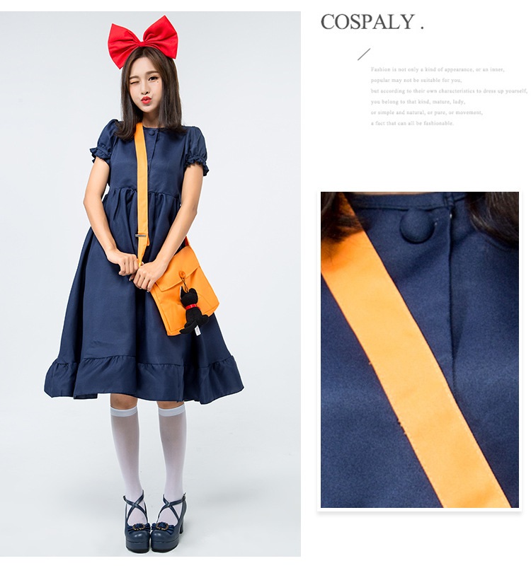 子供サイズ 大人サイズ ハロウィン特集 魔女の宅急便 キキ Cosplay 衣装 ワンピース アパレル 嘉六国際 株式会社 問屋 仕入れ 卸 卸売の専門 仕入れならnetsea
