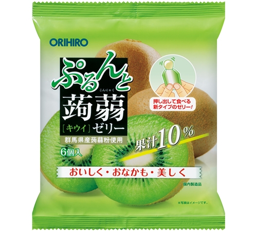 ぷるんと蒟蒻ゼリーパウチ キウイ