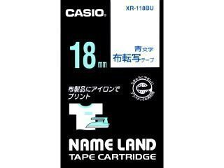 カシオ ネームランドテープ XR-118BU 00012866