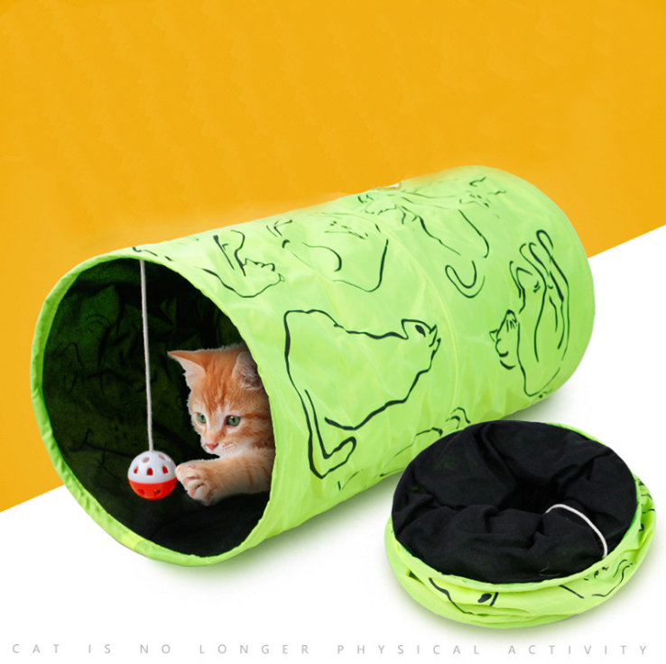 猫トンネル キャットトンネル おもちゃ 折りたたみ式 ペットトンネル 玩具 猫 ベッド 雑貨 香山 株式会社 問屋 仕入れ 卸 卸売の専門 仕入れならnetsea