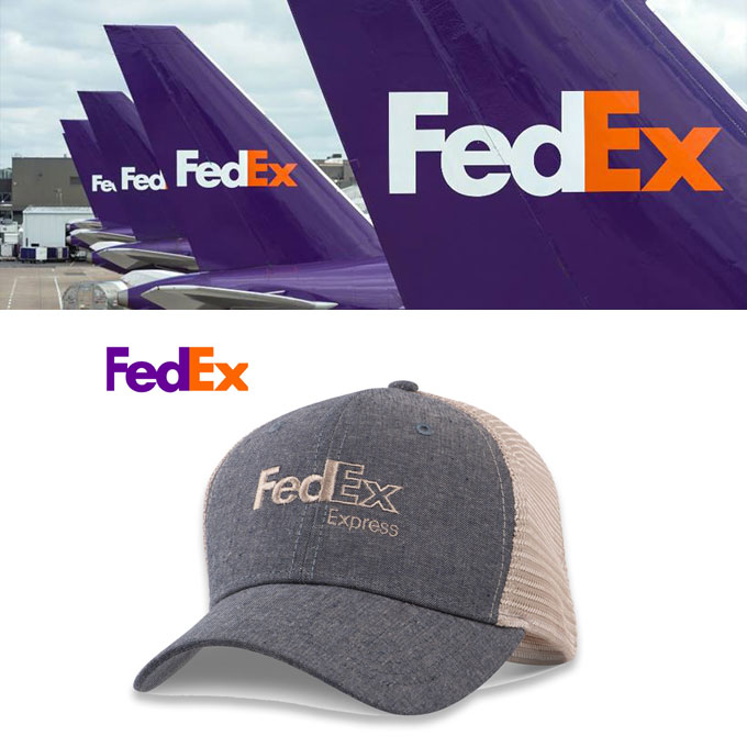 FedEx Chambray Soft Mesh Cap  17084