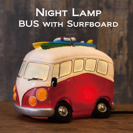 LED電球 NEWナイトランプ バス★BUS with Surfboard