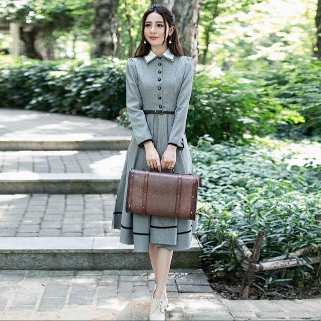 英国のお嬢様が着ている クラシック一品 ワンピース マキシワンピース ロングワンピース 千鳥格ワンピース アパレル 有限会社 エイチ エム ティ 問屋 仕入れ 卸 卸売の専門 仕入れならnetsea