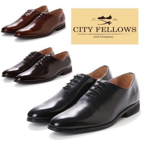 【CITY FELLOWS】(シティーフェローズ) ホールカット オックスフォード レザー ビジネス シューズ