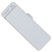 HIDISC USB 2.0 フラッシュドライブ 32GB 白 スライド式 HDUF127