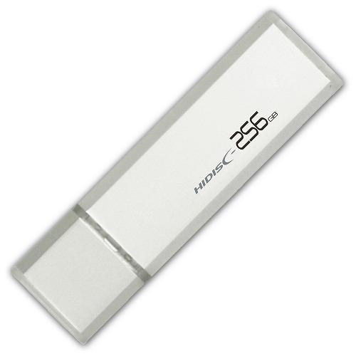 HIDISC USB 3.0 フラッシュドライブ 256GB シルバー キャップ式 HDU