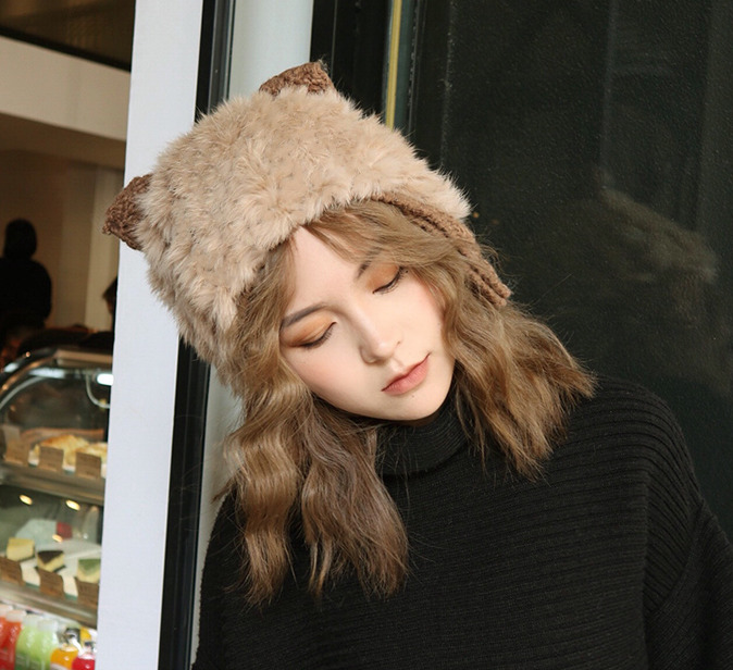 ニットキャップ秋冬新品★レディース 帽子★ニット帽子★ニットハット★ハットファション帽