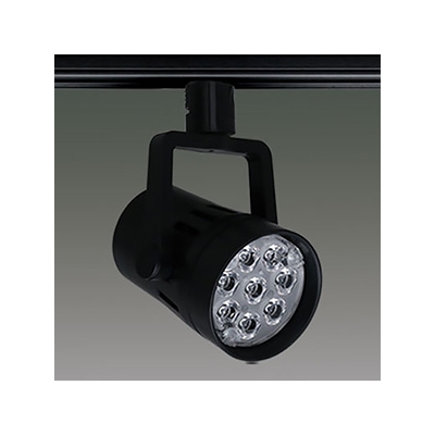 LEDスポットライト  温白色 LED8灯 非調光タイプ 配光角15°  ブラック