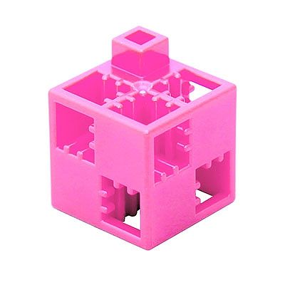 Artecブロック 基本四角 ピンク 24ピース