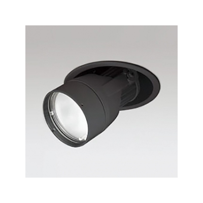 LEDダウンスポットライト M形 φ100 JR12V-50W形 高効率形 ナロー配光 連続調光 ブラック 電球色形 3000K