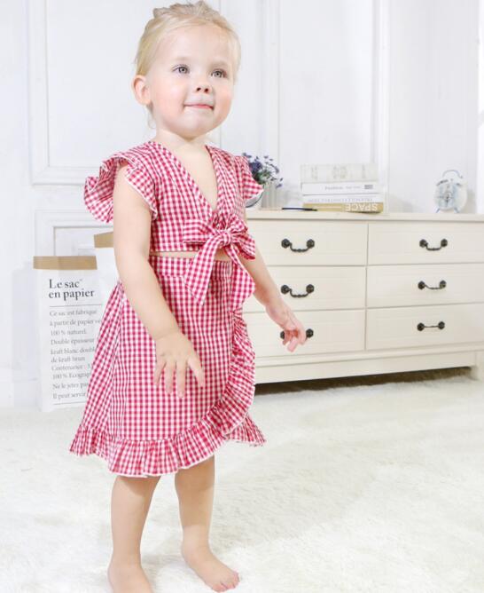 2019年新作★ins★春新品★子供服★2点セット★ベビー服★トップス+スカート★可愛い★80-110