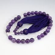 いざという時の必需品・紫水晶（アメジスト）の数珠 男女兼用