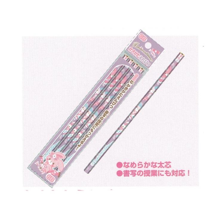 【特価商品】ぼんぼんりぼん　かきかた鉛筆6Ｂ　4本パック