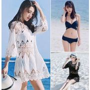 夏ファッション　レディース　女の子　水着　ビギに　ピーチ　夏　涼しい　韓国風 　上下セット　アウター