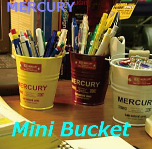 【在庫限り！！】【MERCURY Mini Bucket】 マーキュリー・ミニバケツ (全8色)